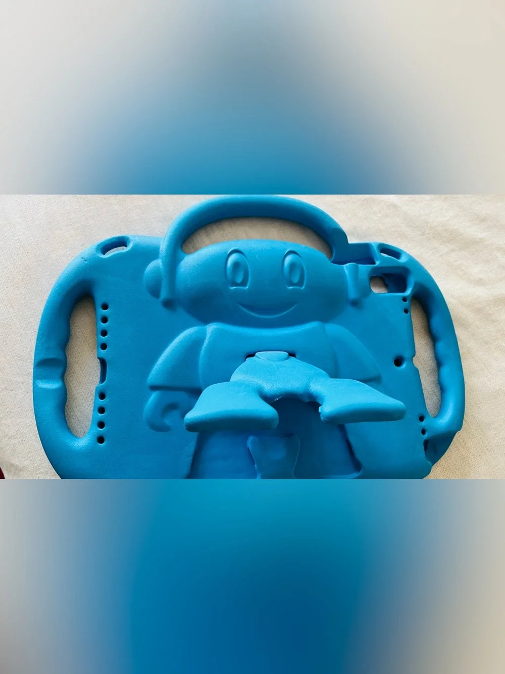 Blue Kids Tablet Foam Case with Handles & stand 11x7”